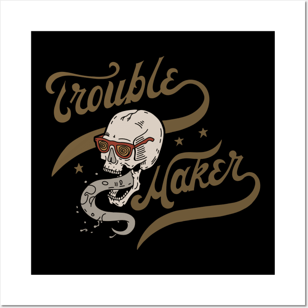 Trouble maker Wall Art by goshawaf